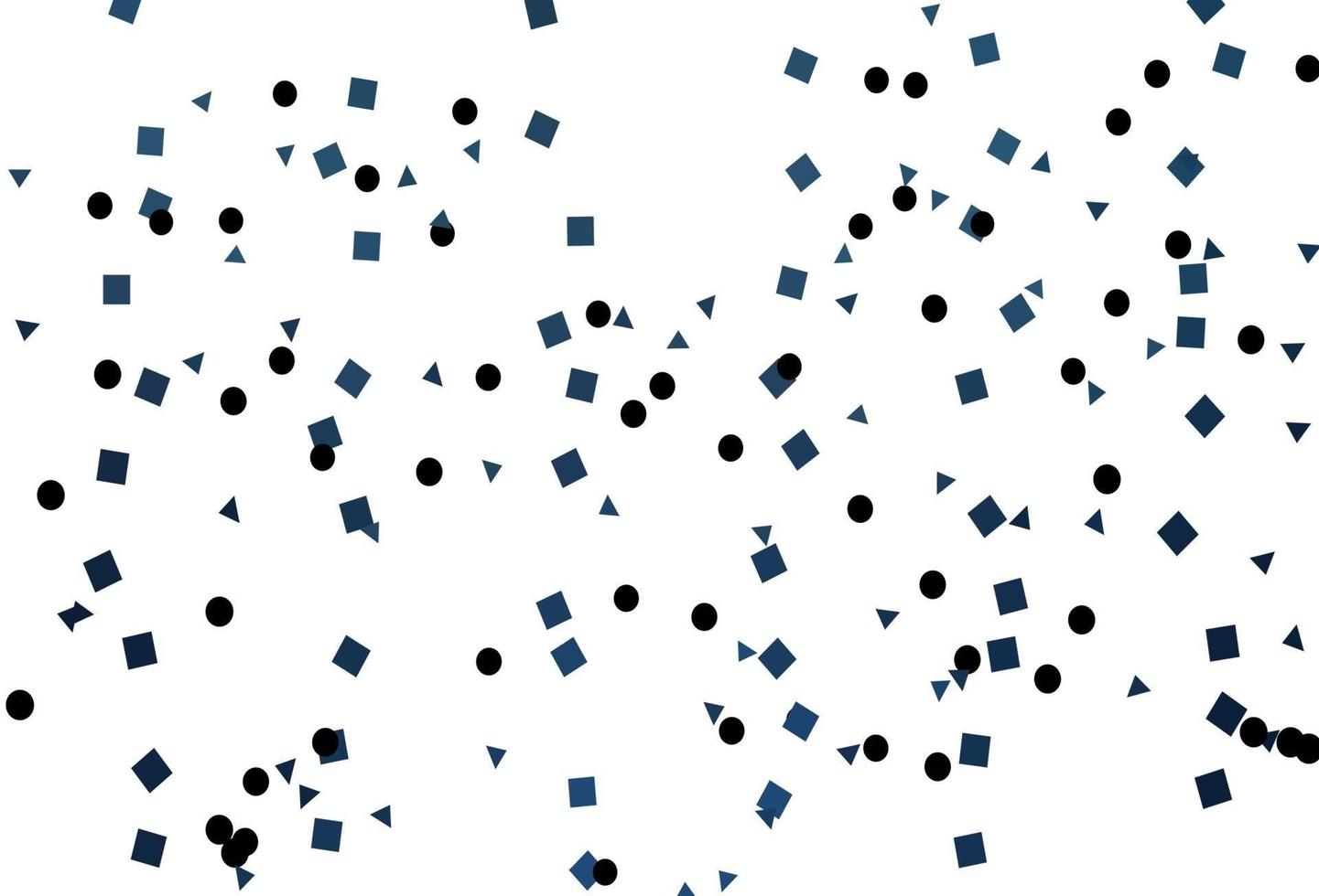 Light BLUE vector background with triangles, circles, cubes.