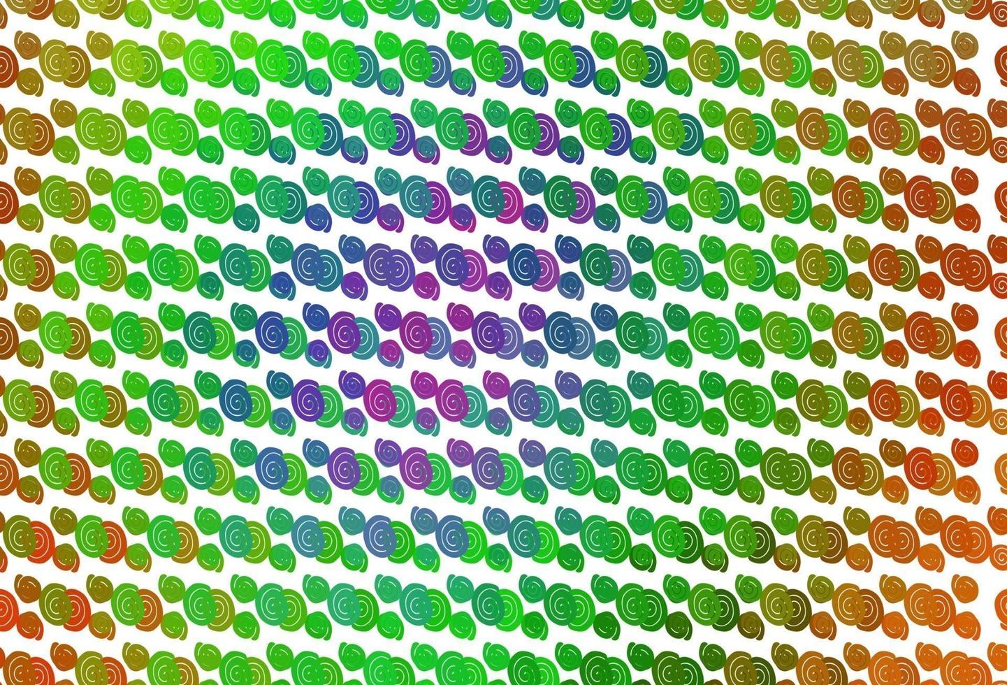 Light Multicolor, Rainbow vector background with abstract lines.