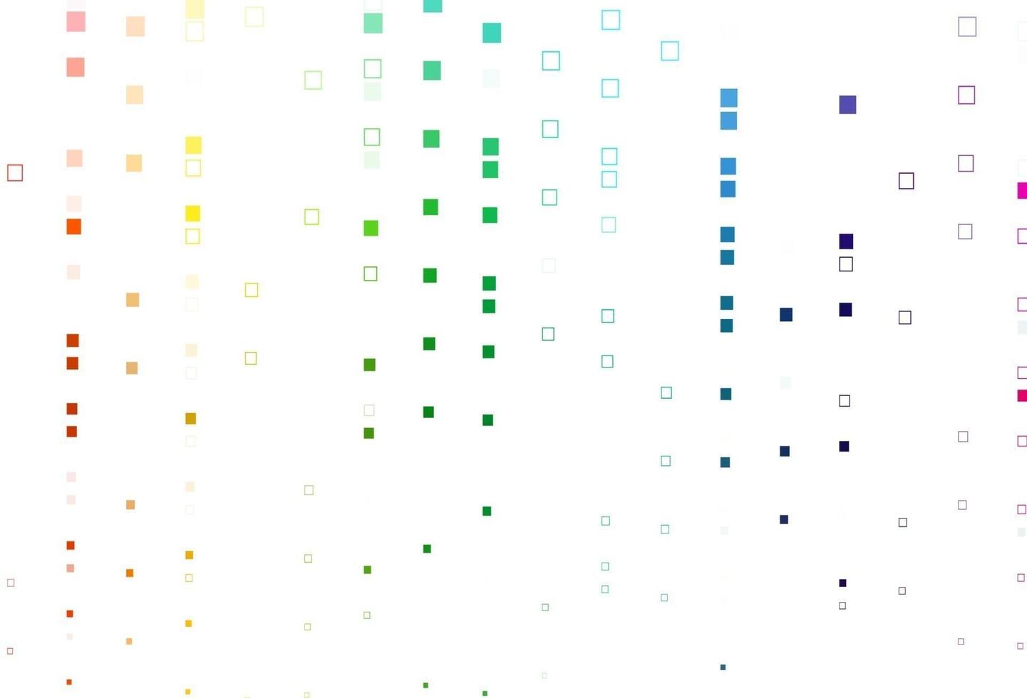 Light Multicolor, Rainbow vector backdrop with lines, rectangles.