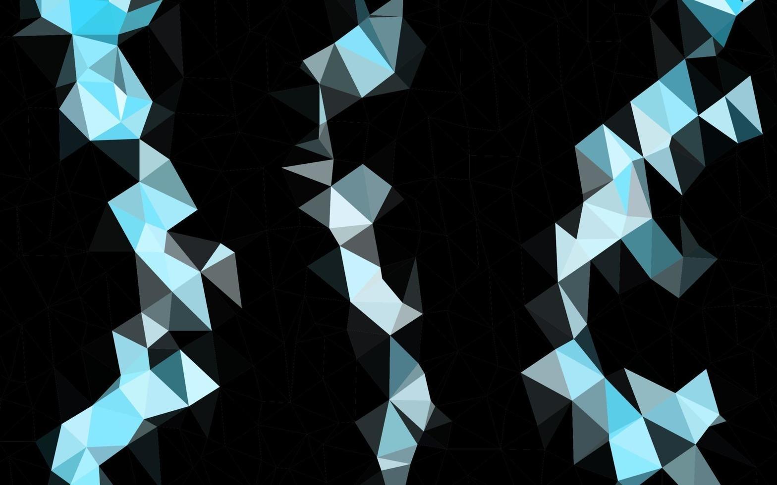 Light BLUE vector abstract mosaic backdrop.