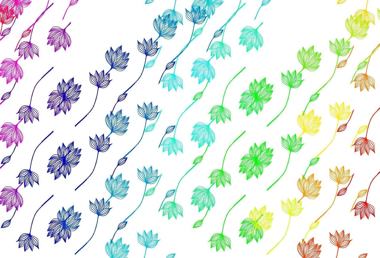 Light Multicolor, Rainbow vector hand painted backdrop.