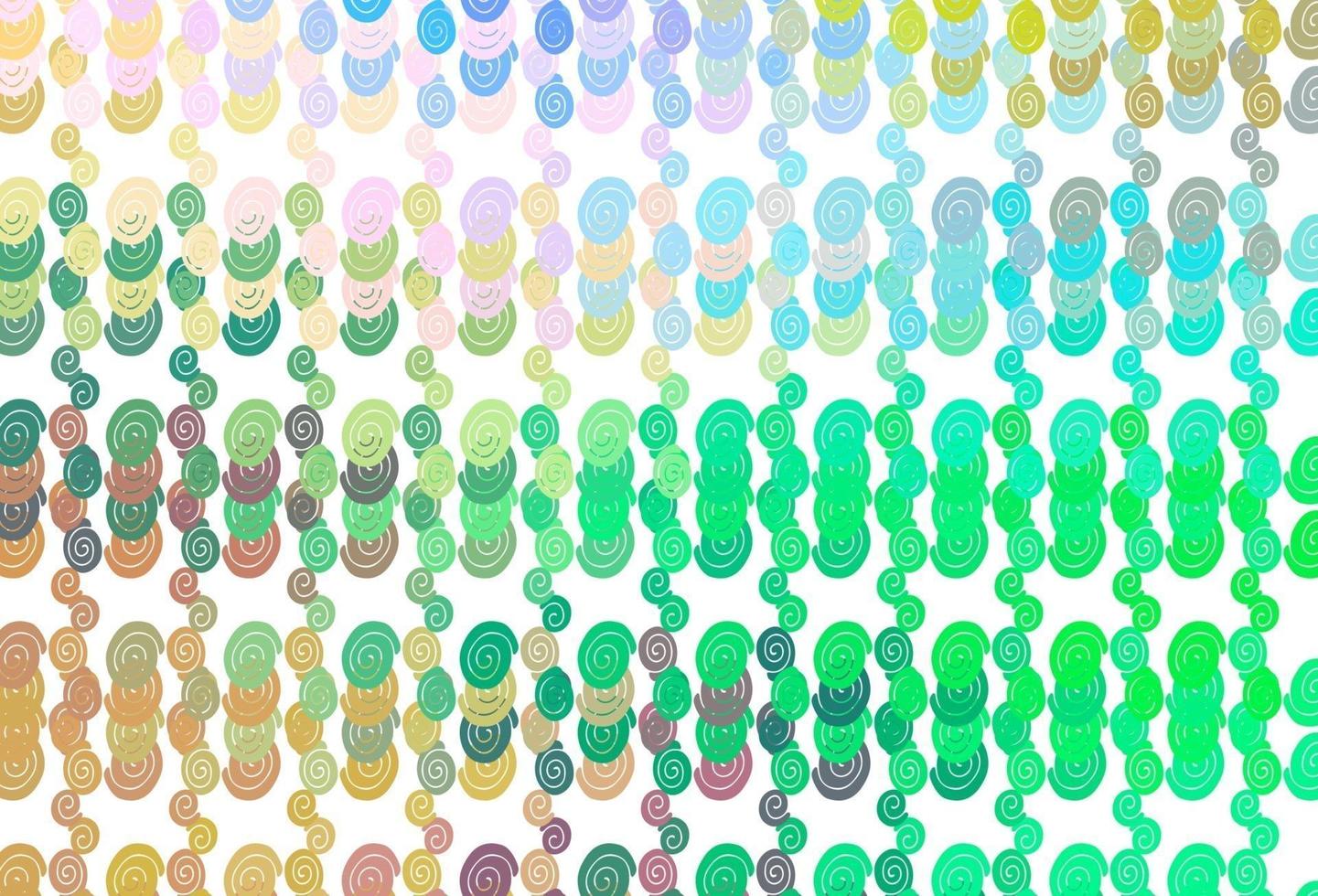 Light Multicolor, Rainbow vector template with lines, ovals.