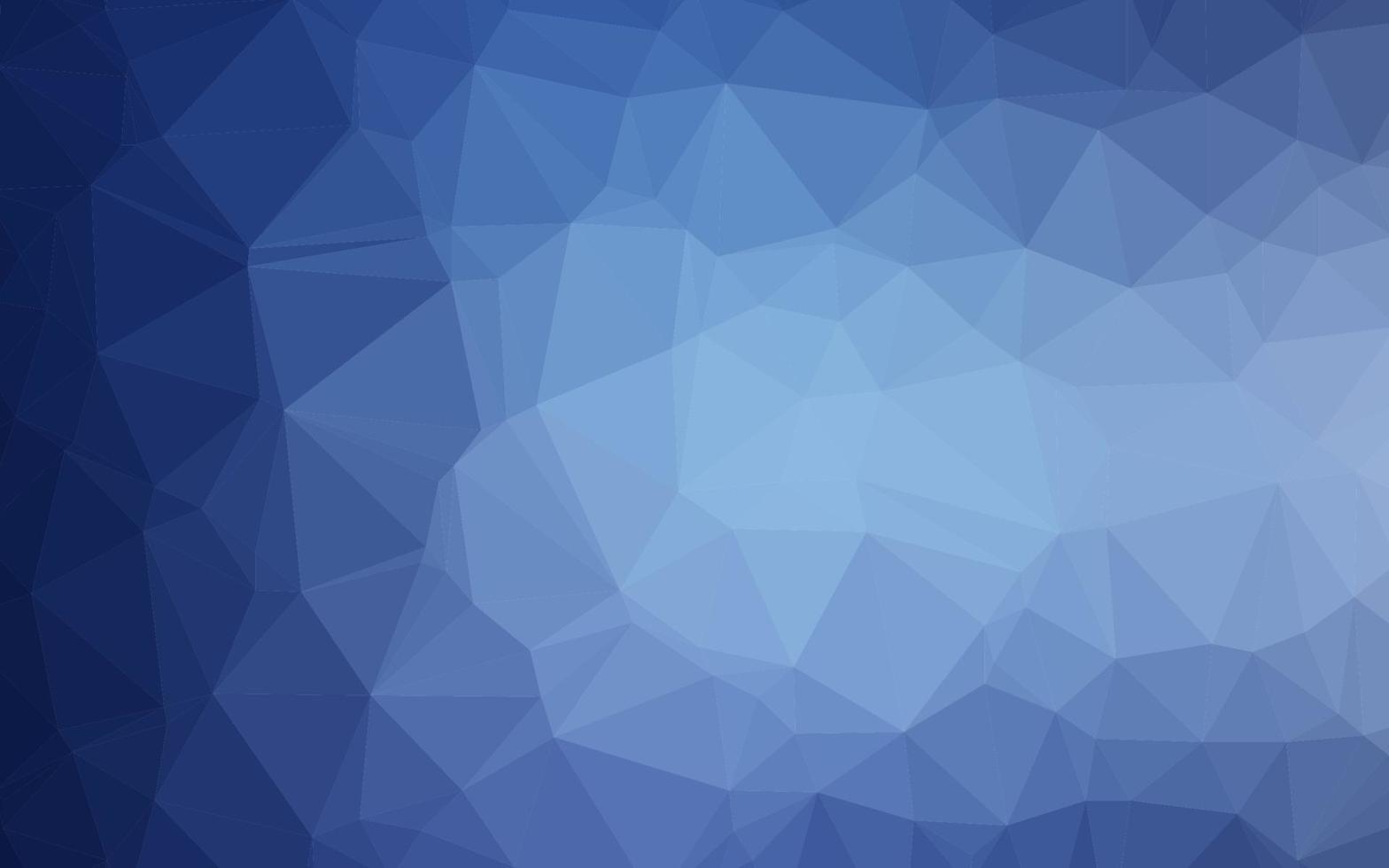 textura de mosaico de triángulo de vector azul claro.