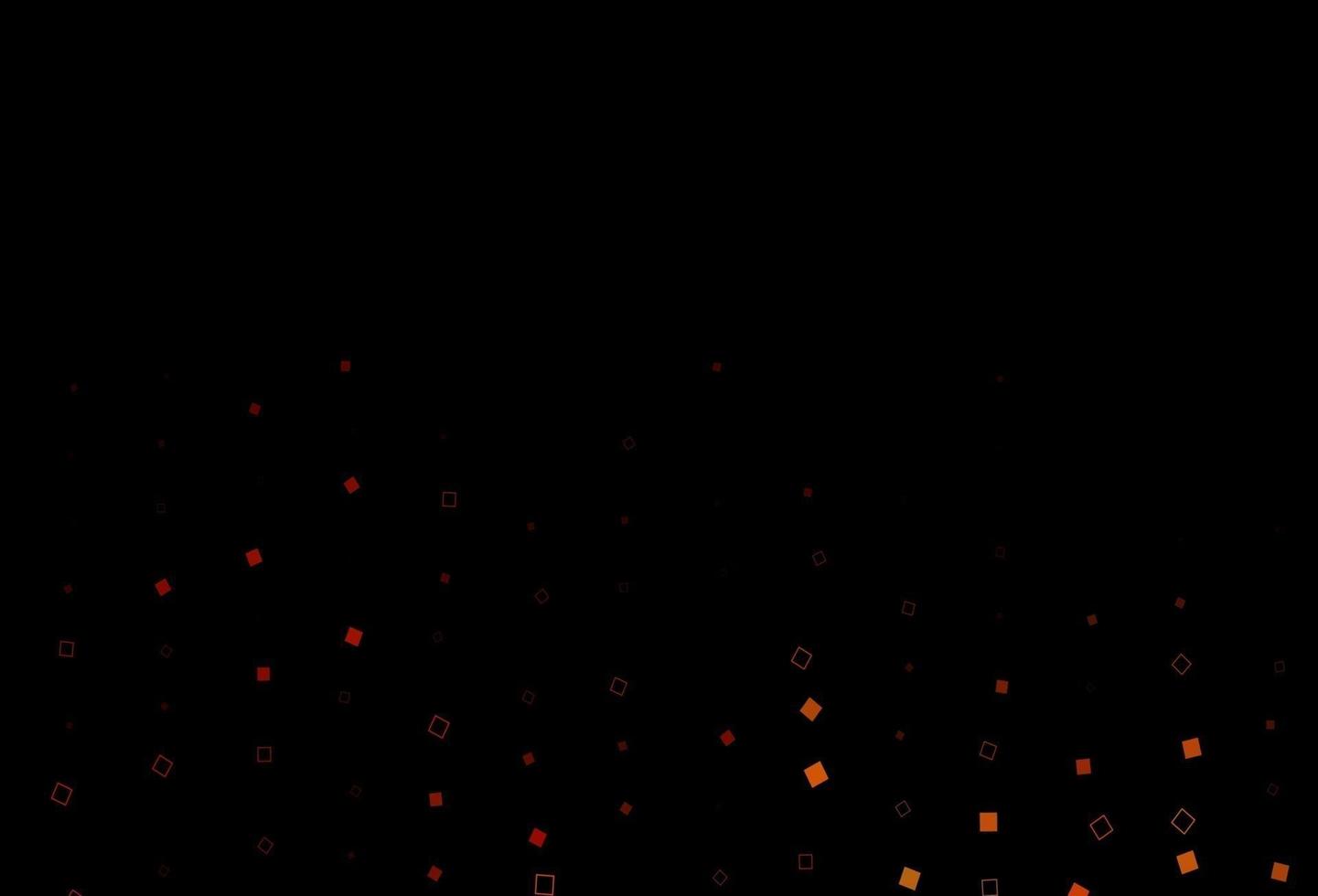 Dark Orange vector template with square style.