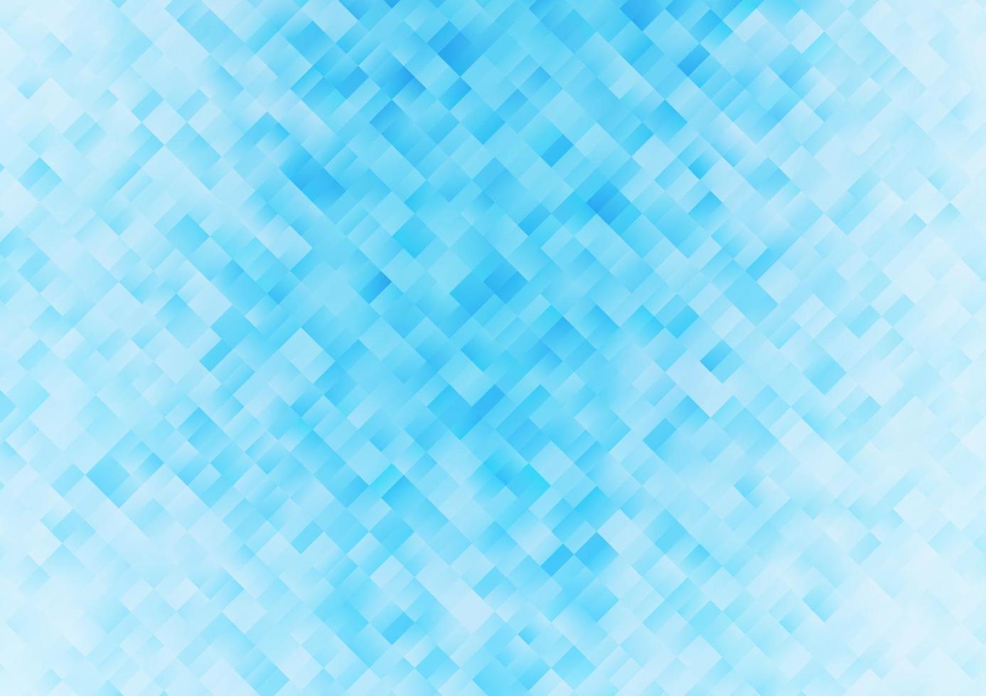 textura de vector azul claro en estilo rectangular.