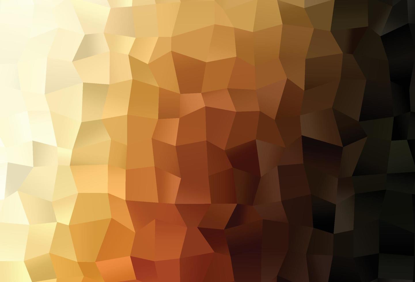 Dark Orange vector blurry triangle template.