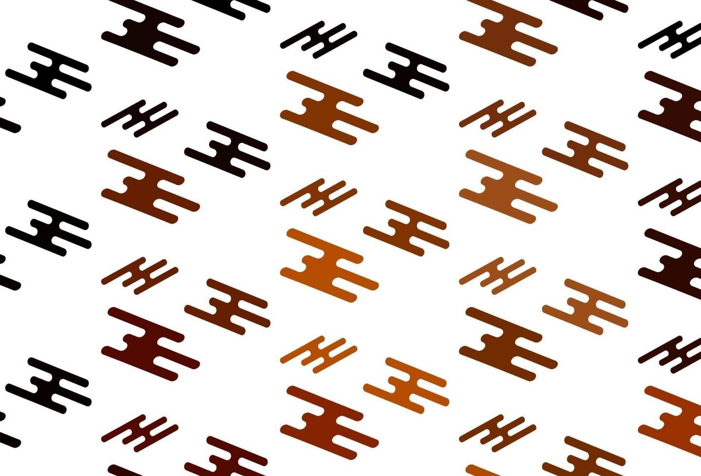 Light Orange vector backdrop with long lines.