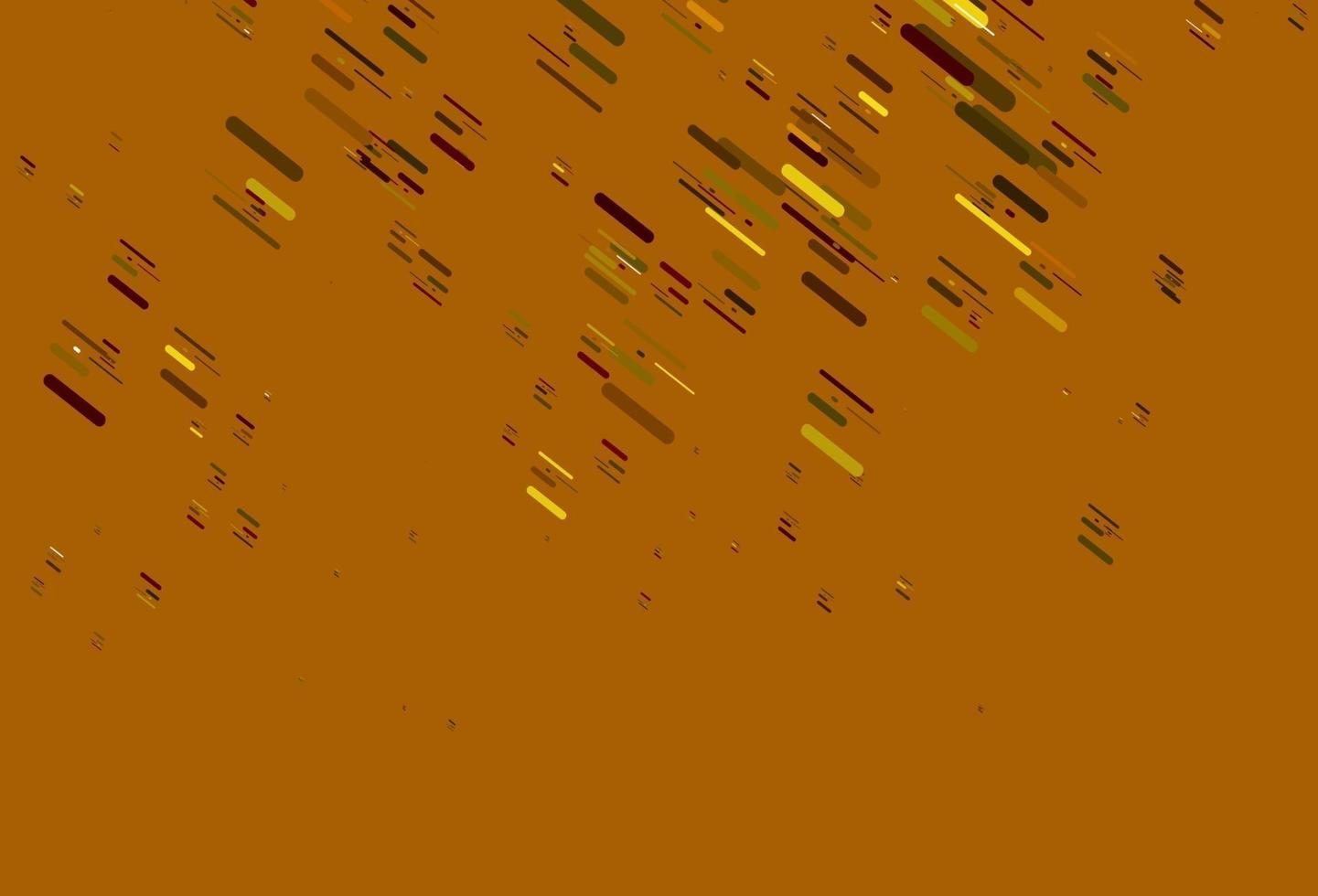 textura de vector naranja claro con líneas de colores.