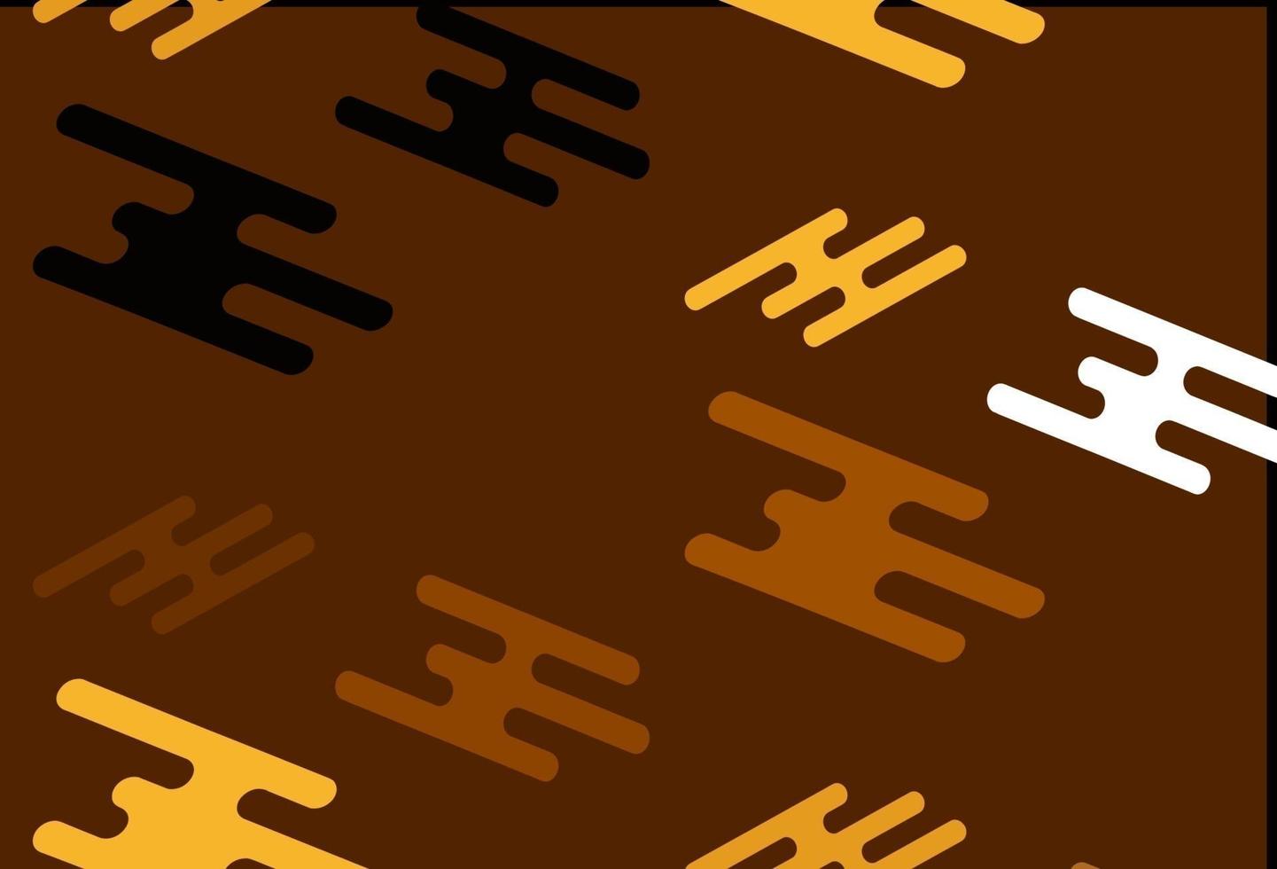 Light Orange vector template with repeated sticks.