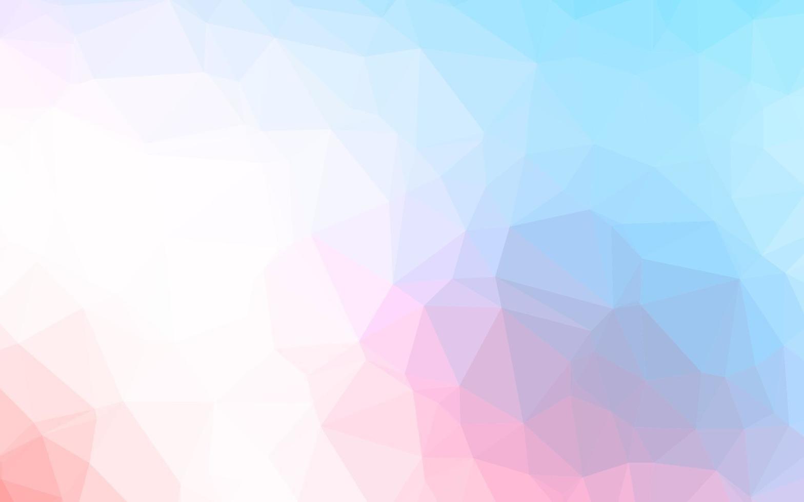 Light Blue, Red vector abstract polygonal layout.