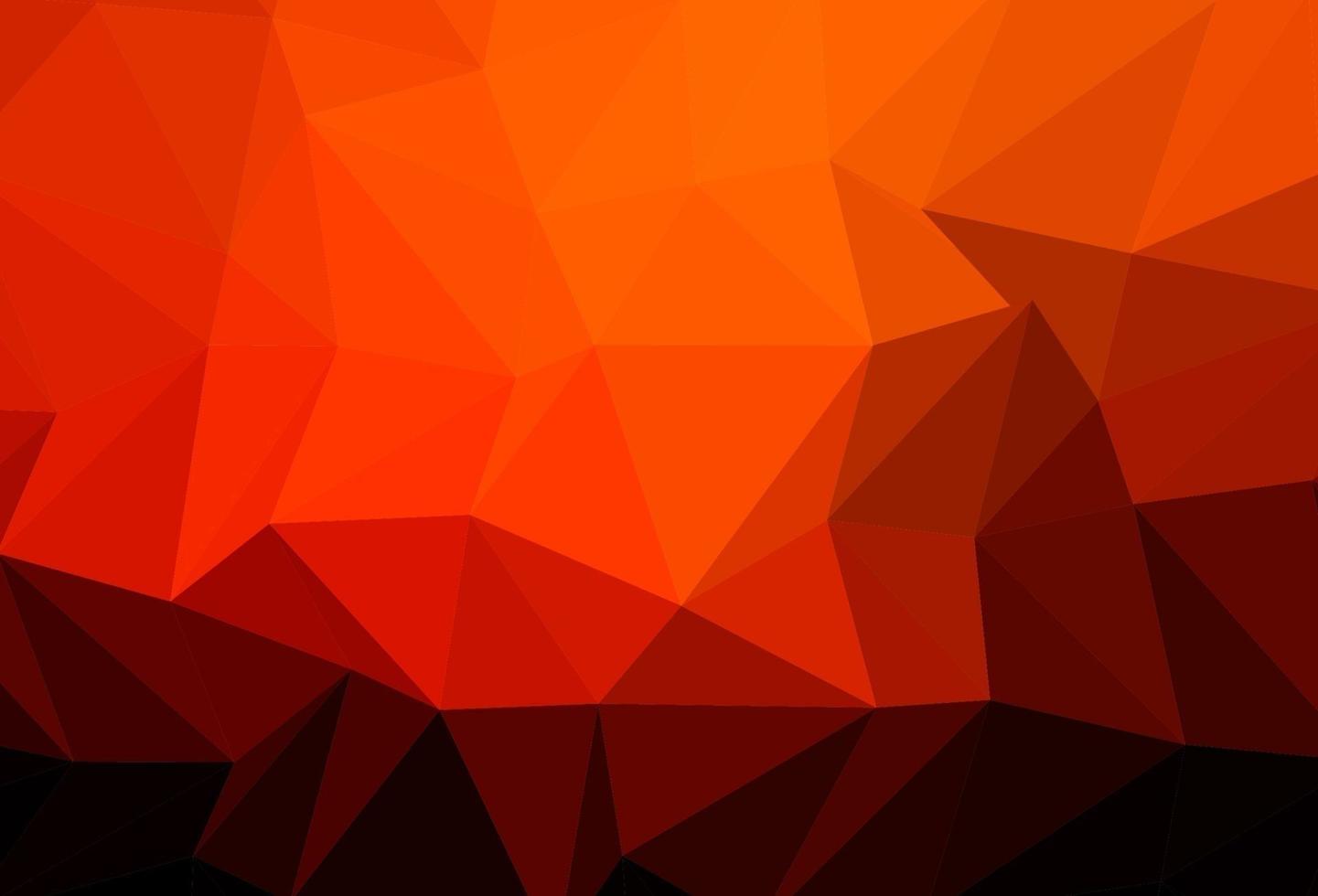 Dark Orange vector abstract mosaic pattern.