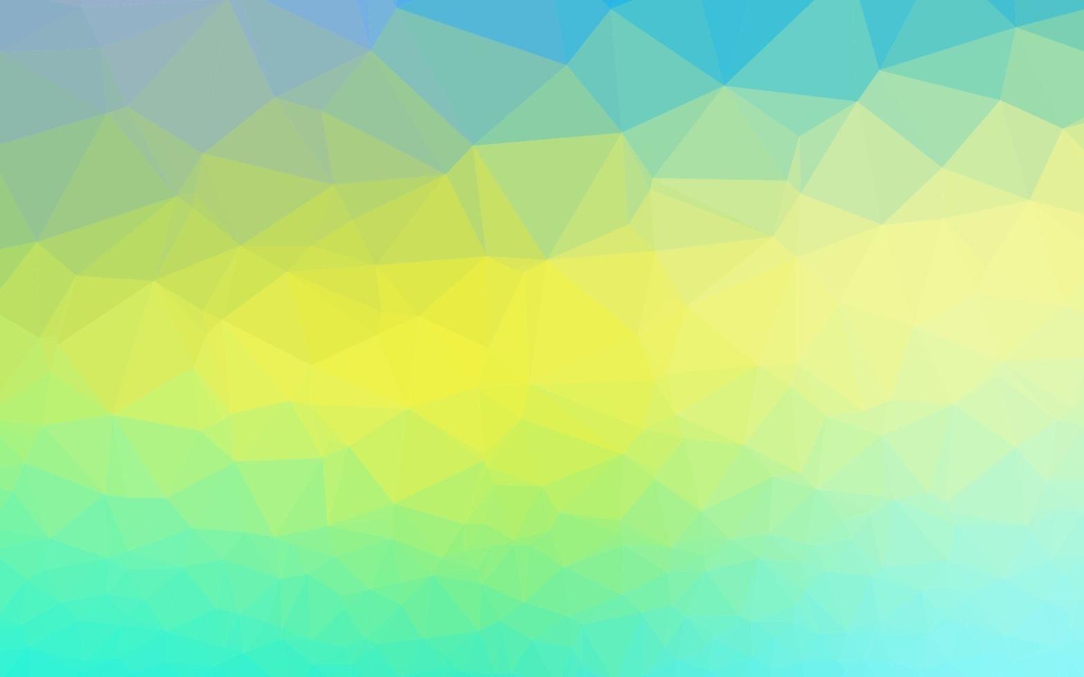 Light Blue, Yellow vector polygon abstract layout.