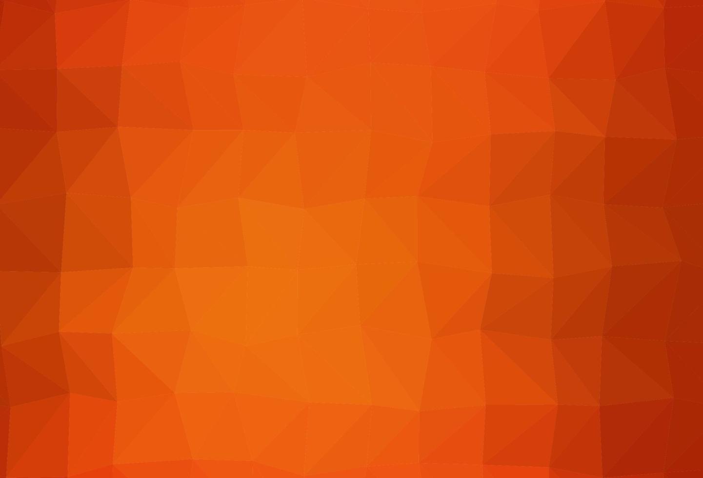 diseño abstracto de polígono de vector naranja claro.