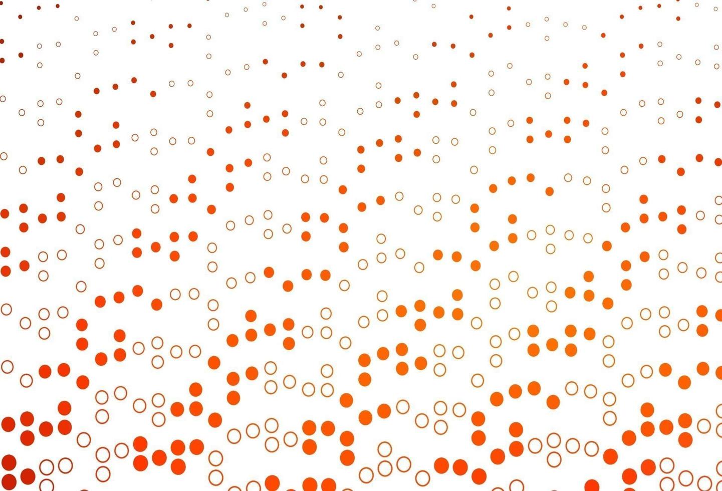 Light Orange vector texture with disks.