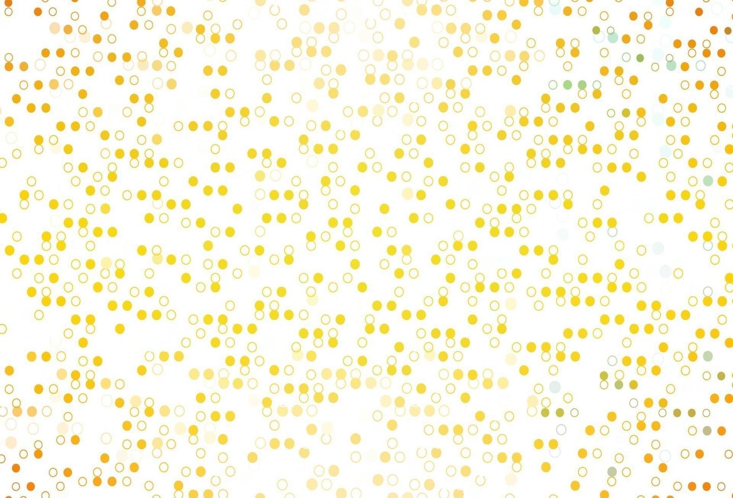 Light Orange vector cover with spots.