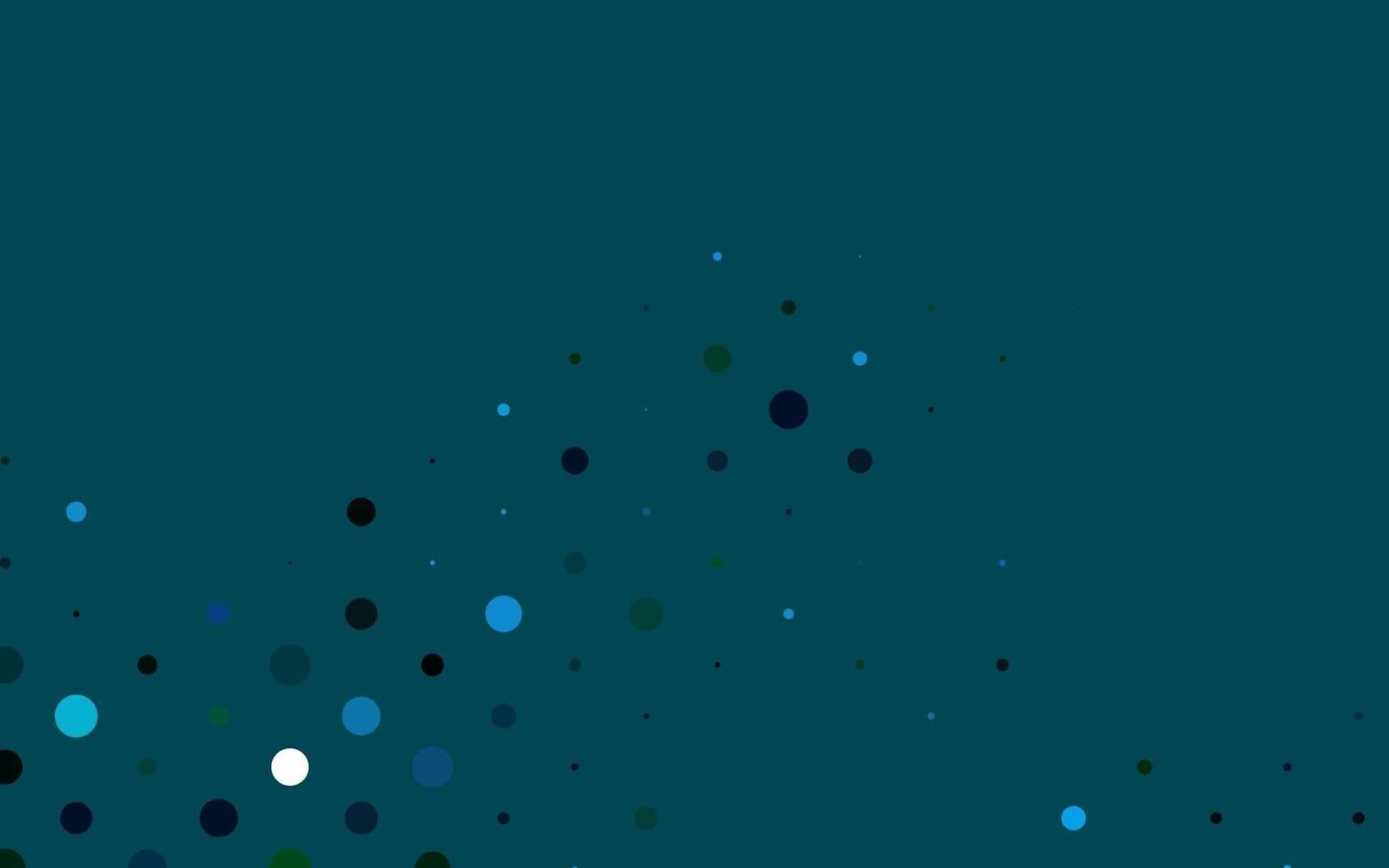 Light Blue, Green vector cover with spots.