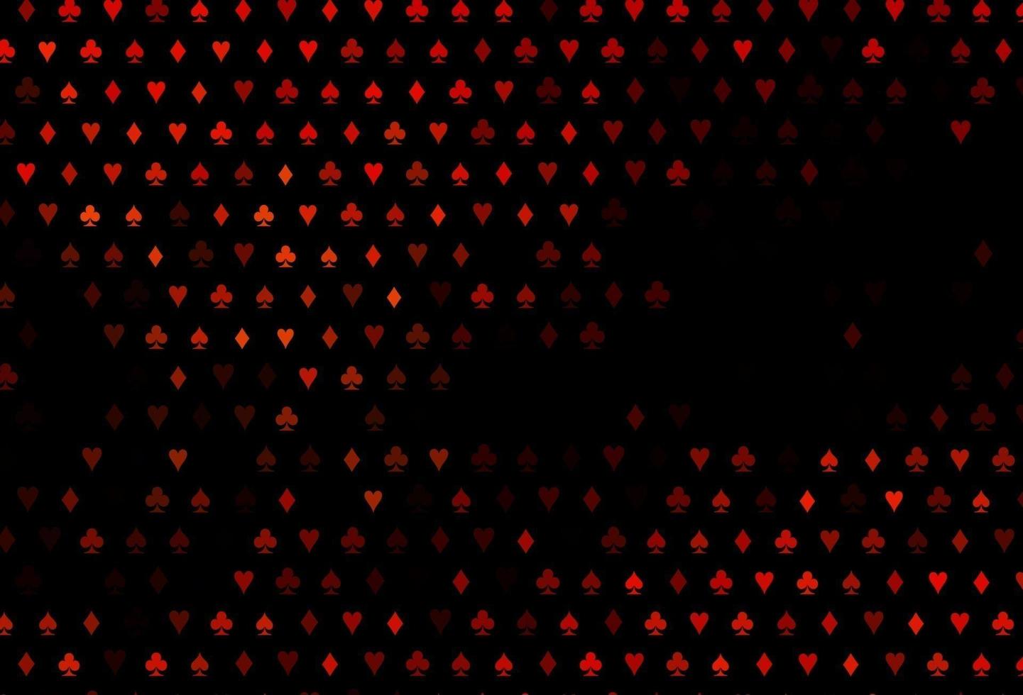 Dark Orange vector layout with elements of cards.
