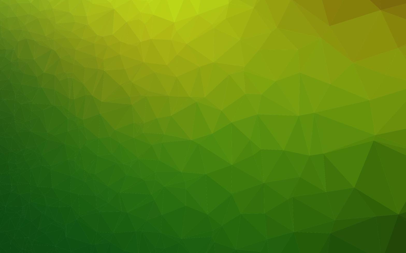 Light Green vector polygonal template.