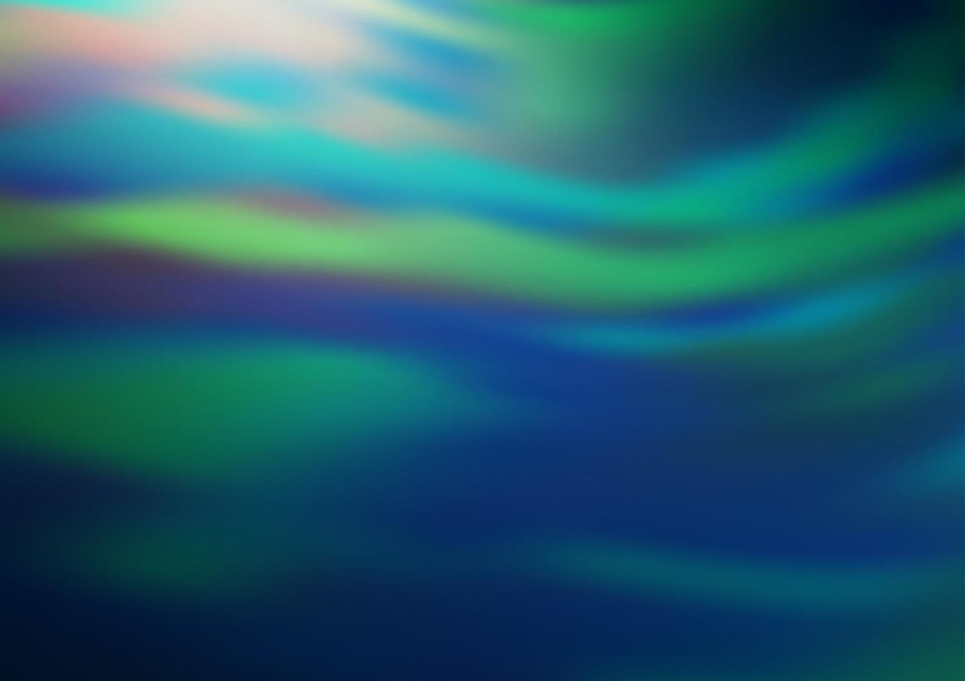 Fondo borroso abstracto del vector azul oscuro, verde.
