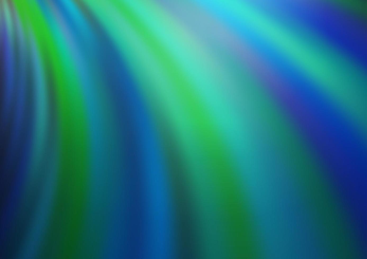 Dark Blue, Green vector background with liquid shapes.