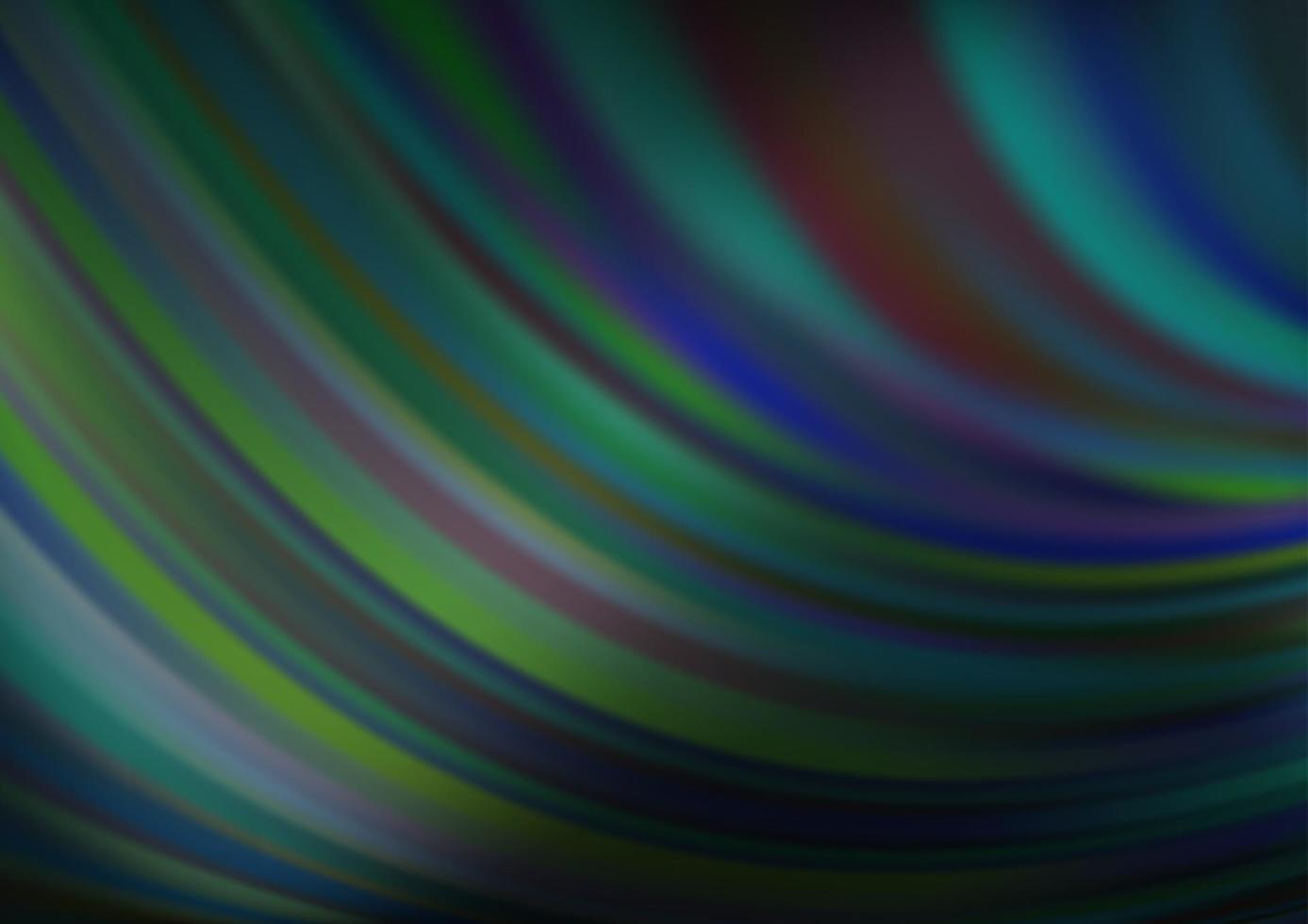 Dark Blue, Green vector background with abstract lines.