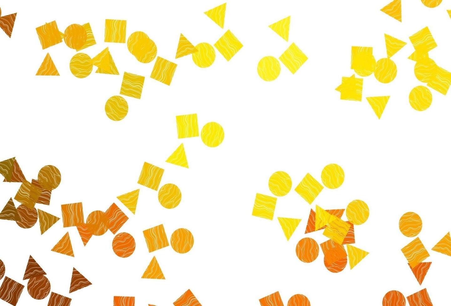 Light Orange vector layout with circles, lines, rectangles.