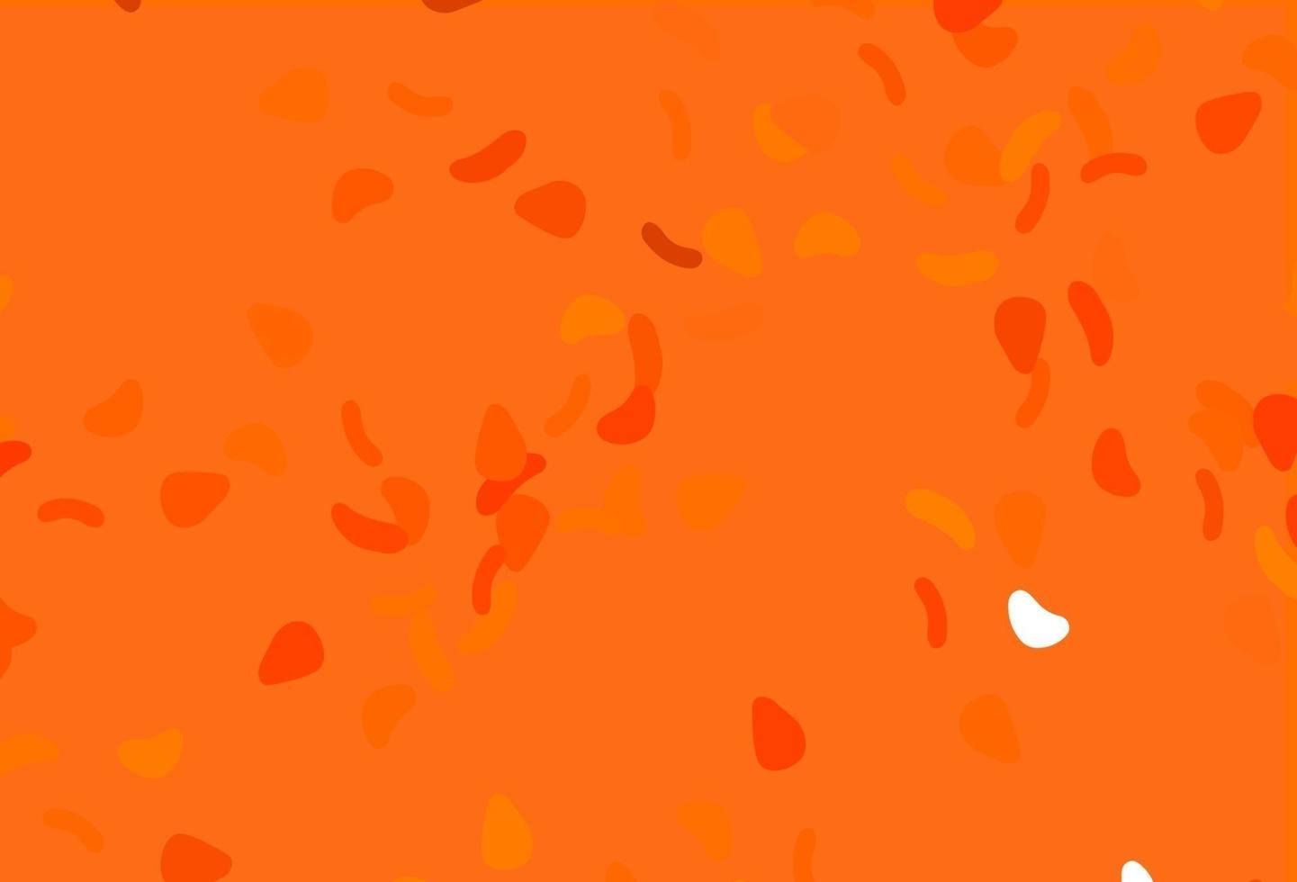 Light Orange vector backdrop with abstract shapes.