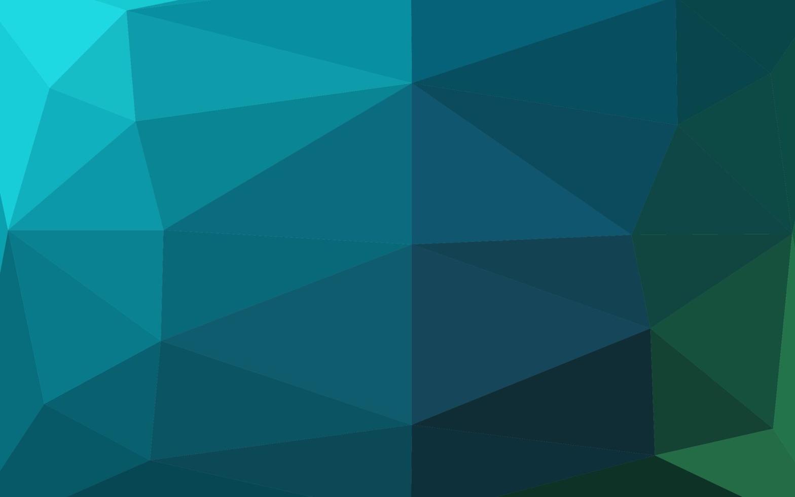 Dark Blue, Green vector abstract polygonal layout.