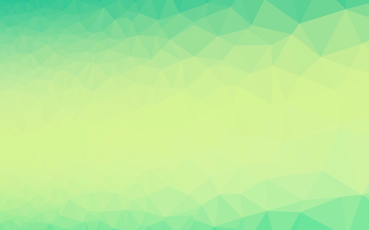 Light Green, Yellow vector polygonal pattern.