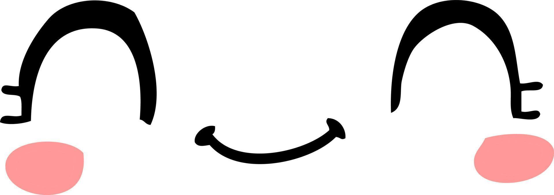 cute cartoon face vector