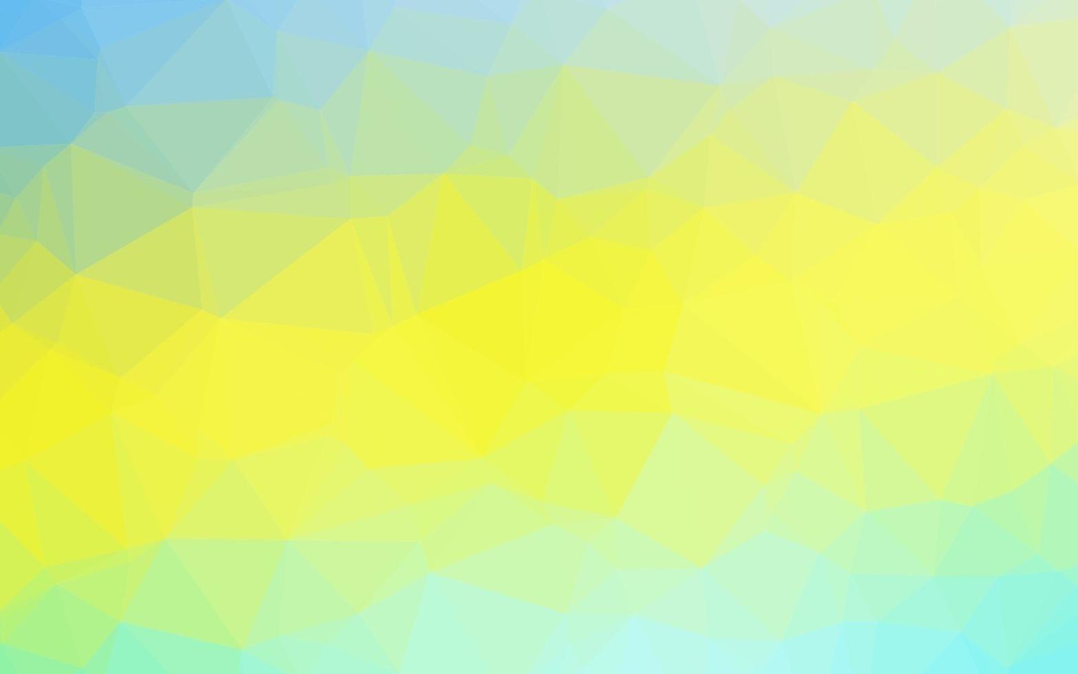 Light Green, Yellow vector polygonal template.