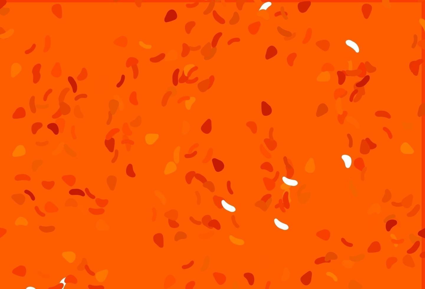 Light Orange vector backdrop with abstract shapes.