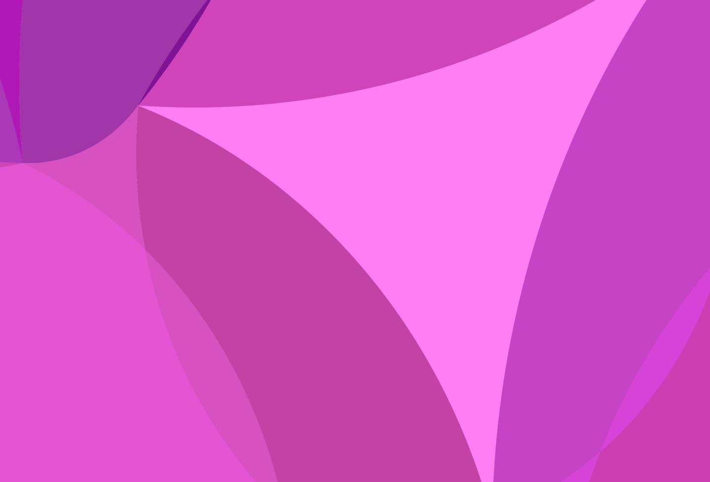 Dark Pink vector background with bent ribbons.