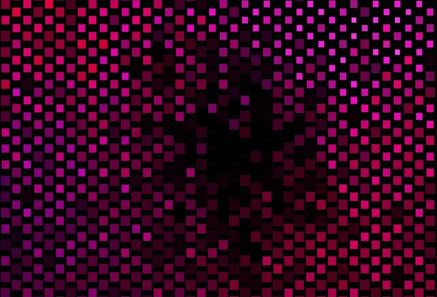 Dark Pink vector pattern with crystals, rectangles.