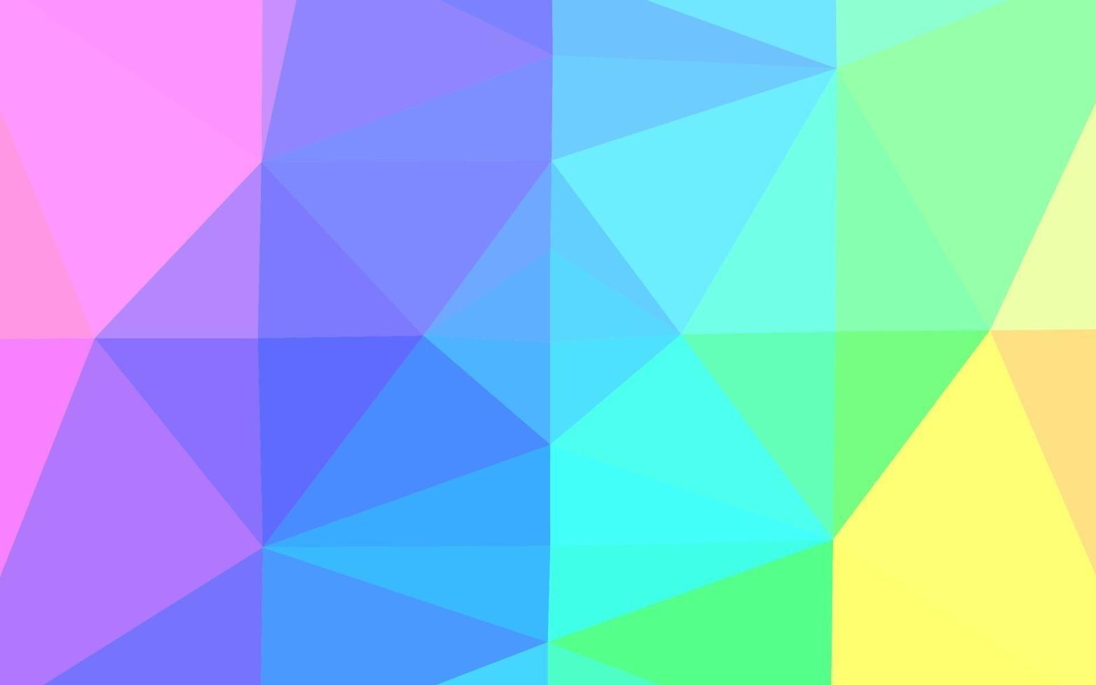 Light Multicolor, Rainbow vector blurry triangle template.