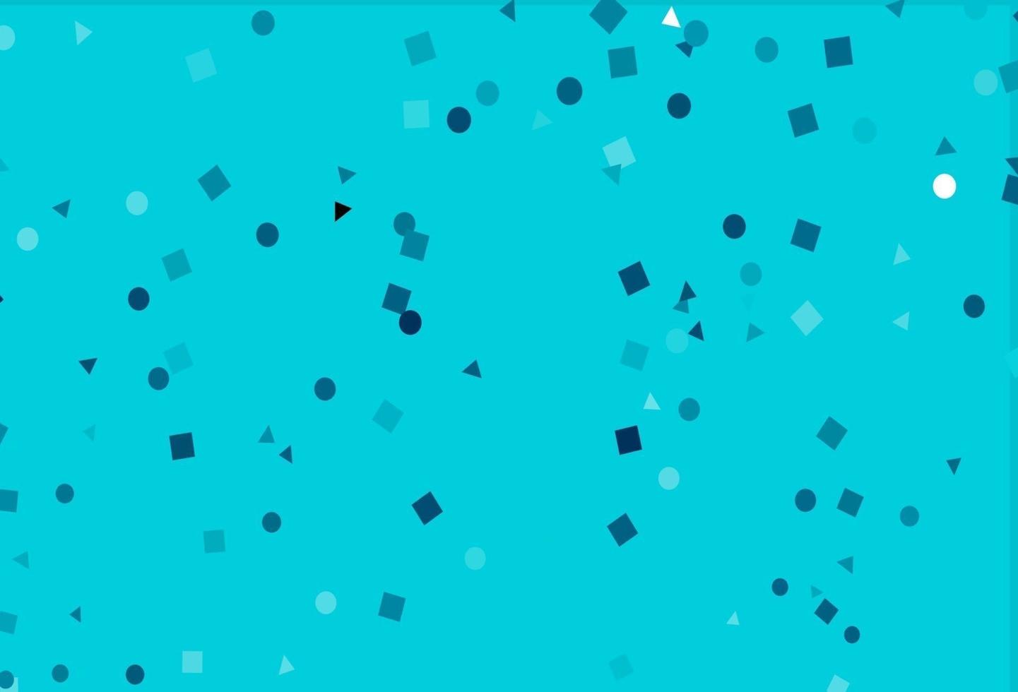 Light BLUE vector texture in poly style with circles, cubes.