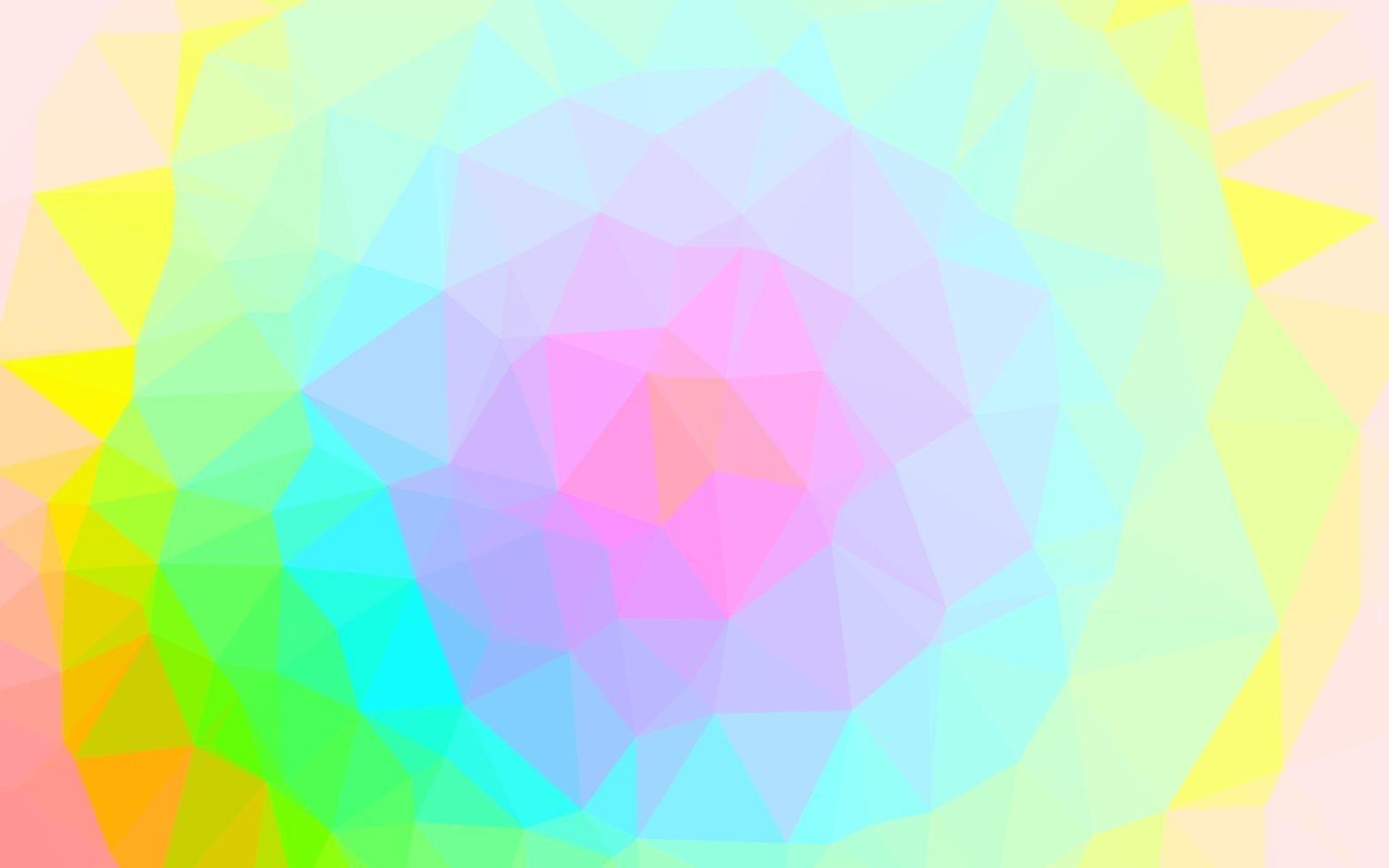 luz multicolor, arco iris vector polígono resumen de antecedentes.