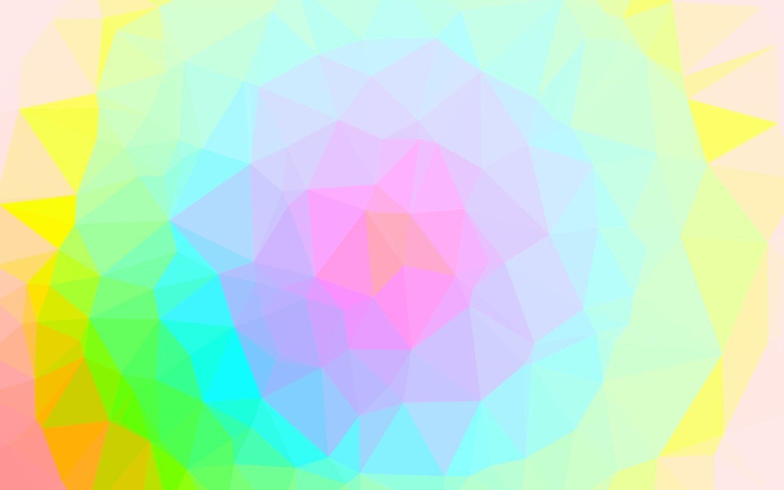 Light Multicolor, Rainbow vector polygon abstract background.