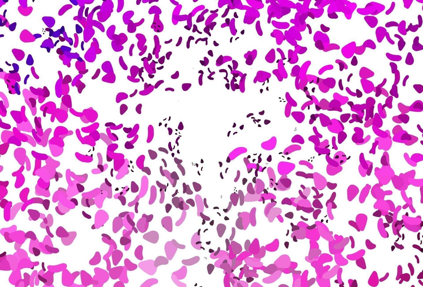 Light Pink vector pattern with chaotic shapes.