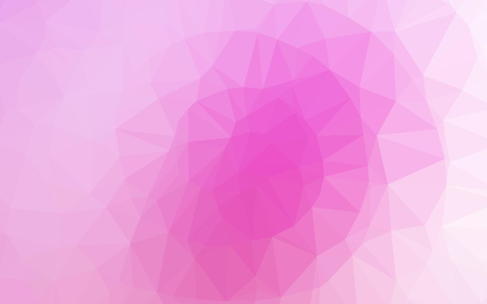 Light Pink vector abstract polygonal cover.