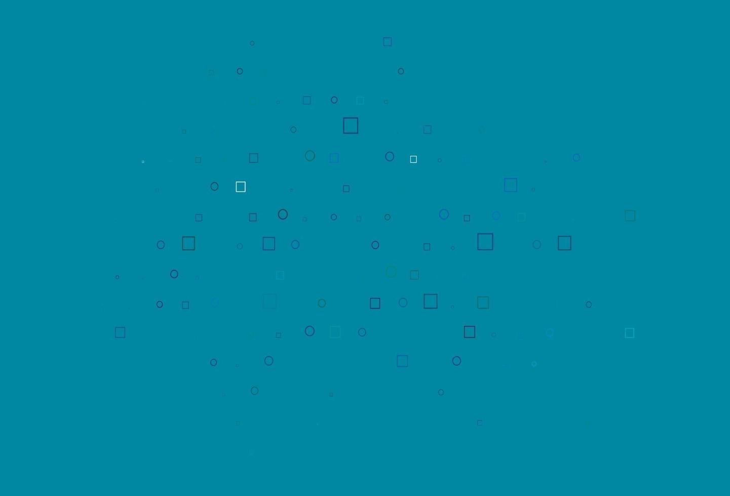 Light Blue, Green vector layout with circle spots, cubes.