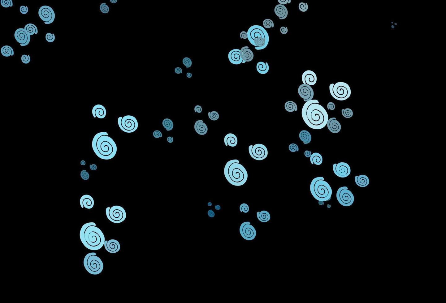 plantilla de vector azul oscuro con cintas dobladas.