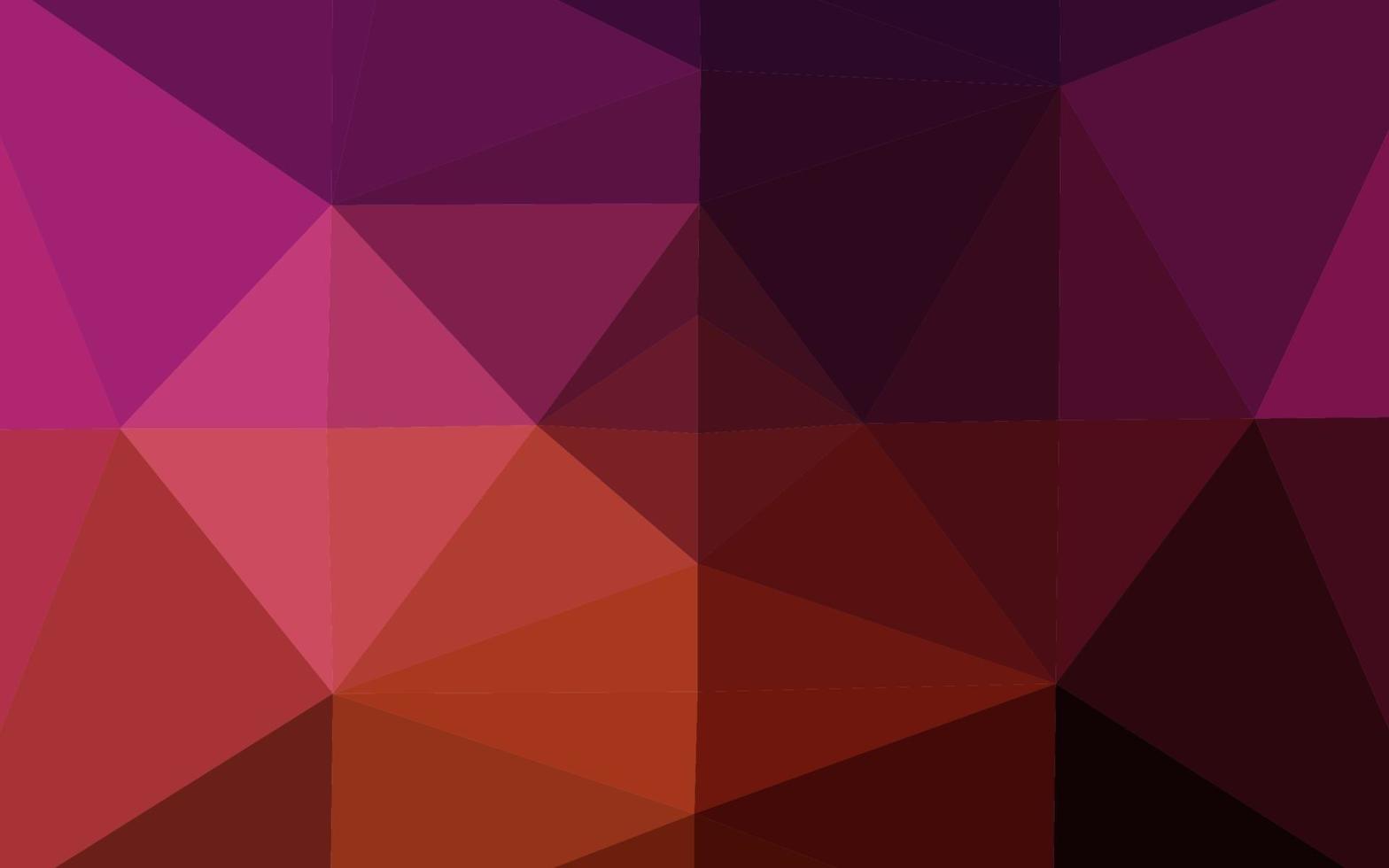 Dark Pink, Yellow vector polygon abstract layout.