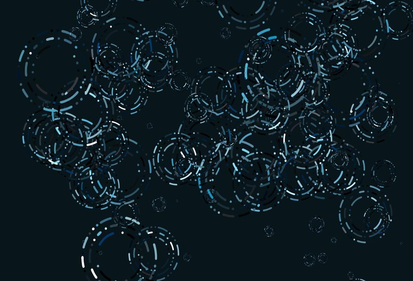 Light BLUE vector template with circles.