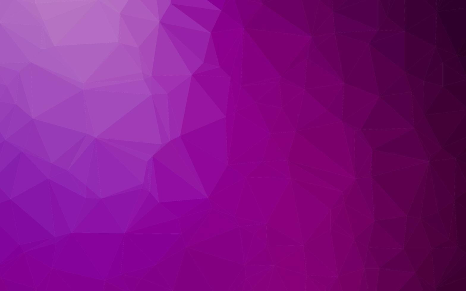 Dark Purple vector shining triangular template.