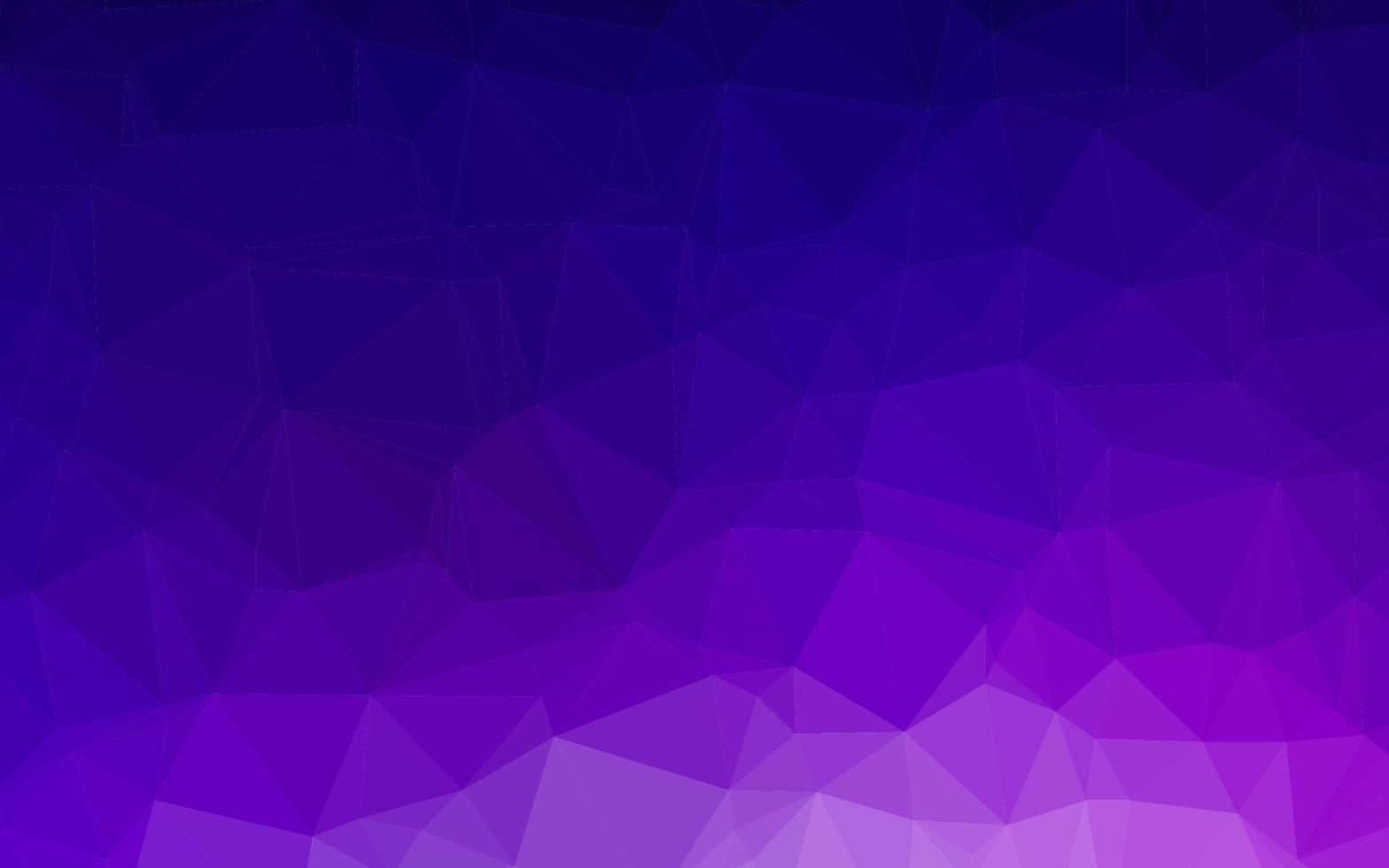 Dark Purple vector polygonal pattern.