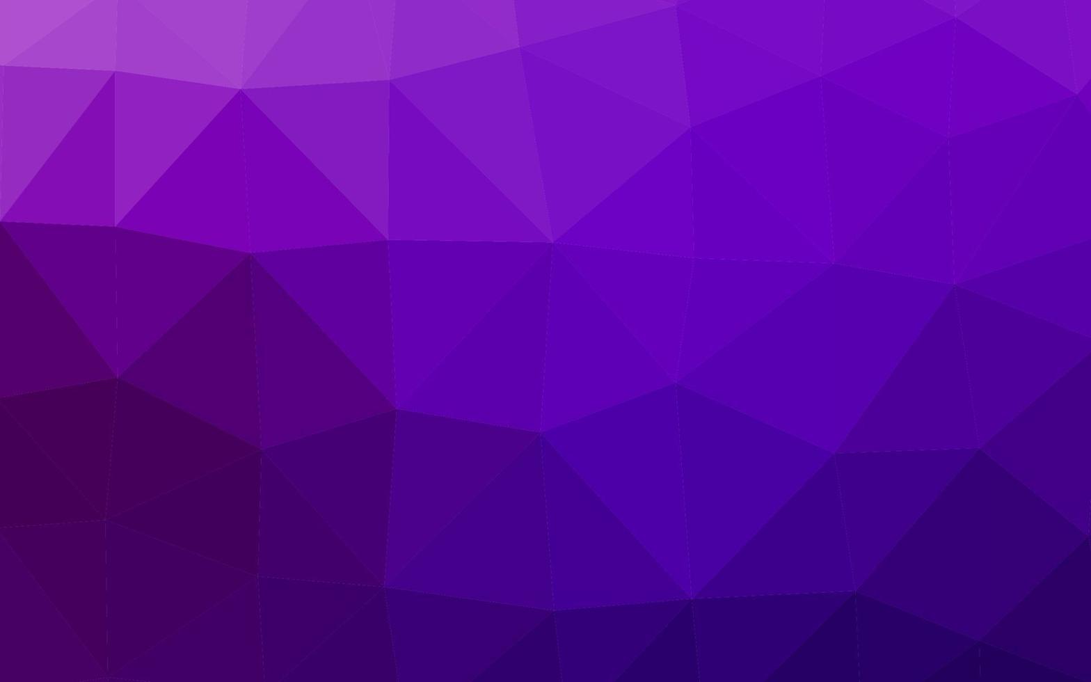 Dark Purple vector triangle mosaic template.