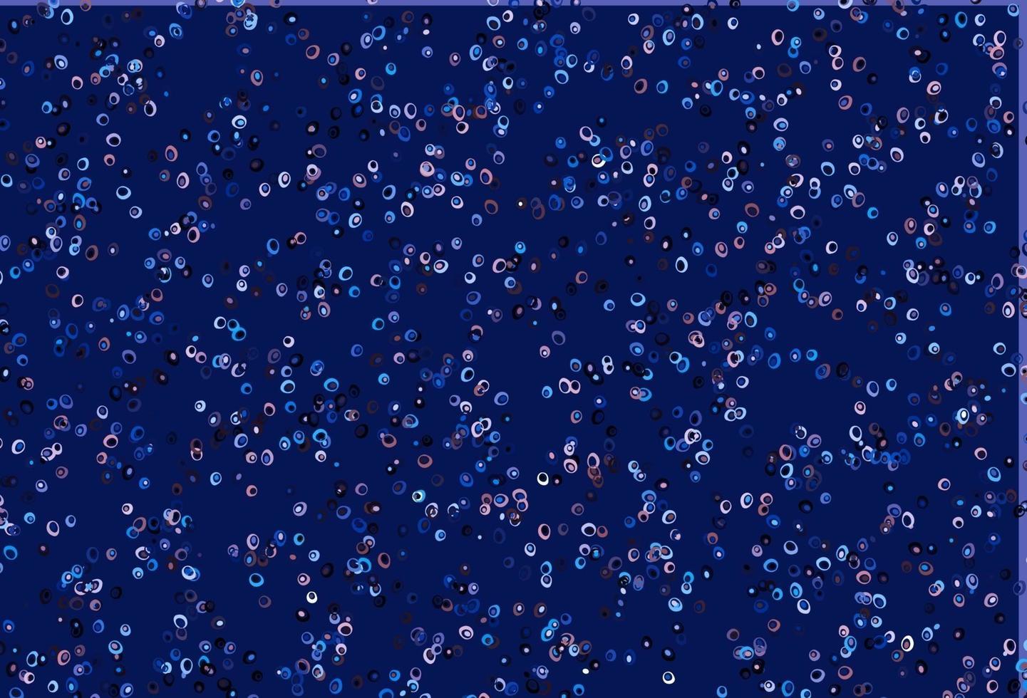 Light Pink, Blue vector cover with spots.