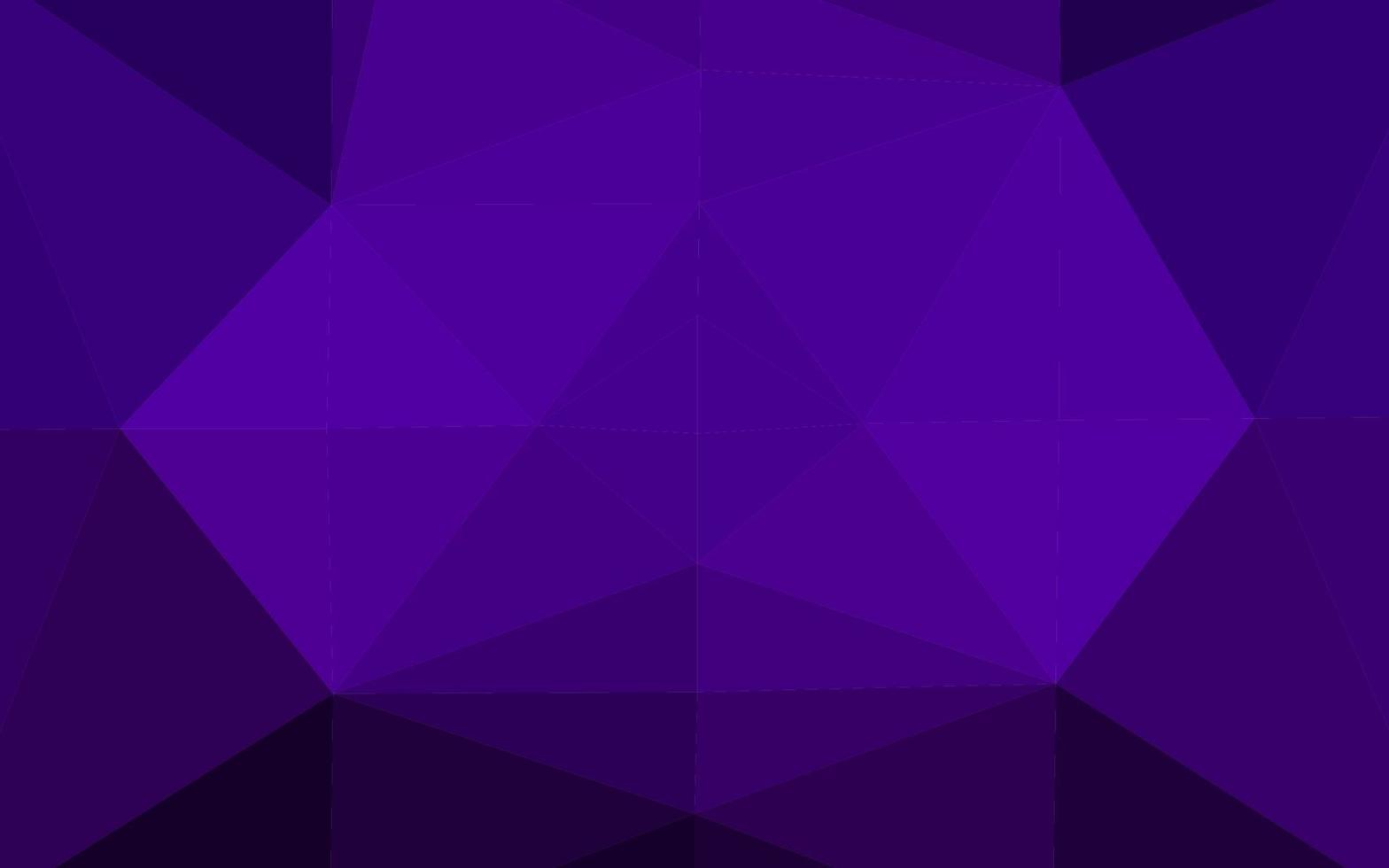 Dark Purple vector abstract polygonal layout.