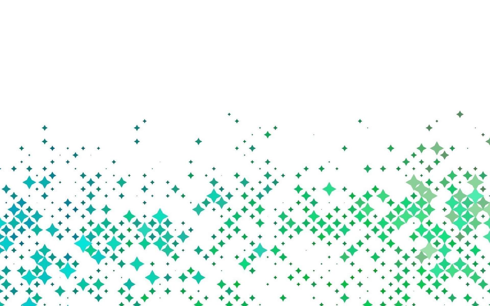 Light Blue, Green vector cover with small and big stars.